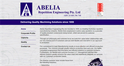 Desktop Screenshot of abelia.com.au